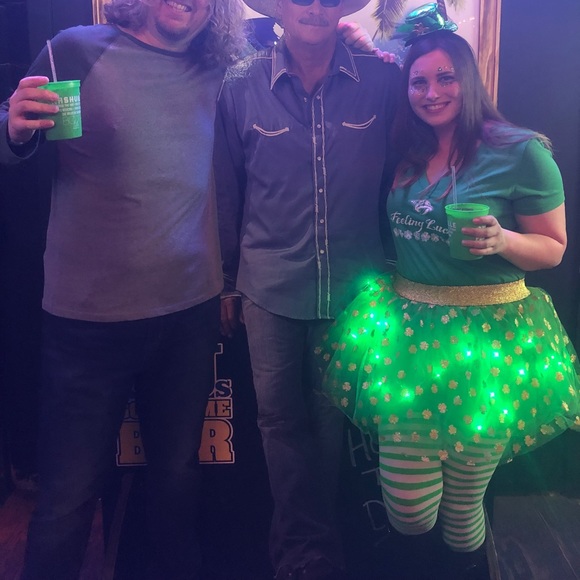 Light Up St. Patrick’s Day Tutu Skirt Size S/M - Picture 4 of 5